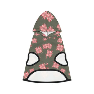 Dog Hoodie Green Abstract Pattern Bold Durable Comfort - Dipaliz - s / Black Rib - Apparel & Accessories