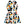 Abstract Pattern Midi Dress – Eco-friendly Cotton - Dipaliz - Dresses - Xs