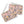 Pink Saffiano Pattern Clutch - Vegan Leather - Dipaliz - Bags