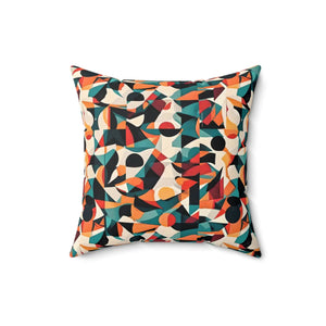 Abstract Pattern Square Pillow – Durable Spun - Dipaliz - Throw Pillows