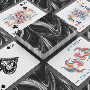 Abstract Swirl Poker Playing Cards - 300gsm Premium Card - Dipaliz - Games