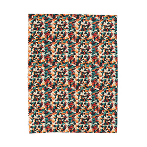 Velveteen Plush Blanket – Abstract Pattern - Dipaliz - Blankets