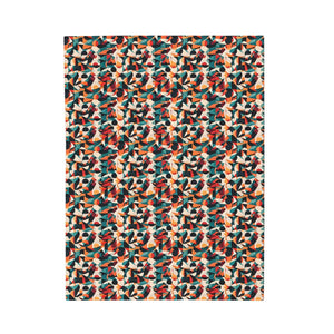 Velveteen Plush Blanket – Abstract Pattern - Dipaliz - Blankets