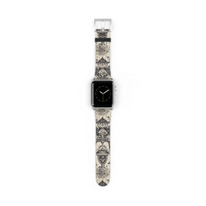 Funky Abstract Pattern Watch Band - Faux Leather - Dipaliz - Bands