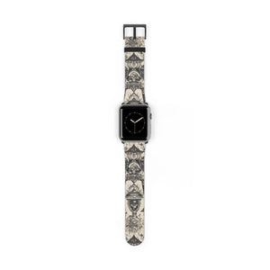 Funky Abstract Pattern Watch Band - Faux Leather - Dipaliz - Bands