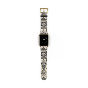 Funky Abstract Pattern Watch Band - Faux Leather - Dipaliz - Bands