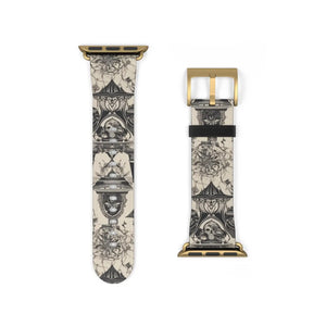 Funky Abstract Pattern Watch Band - Faux Leather - Dipaliz - Bands