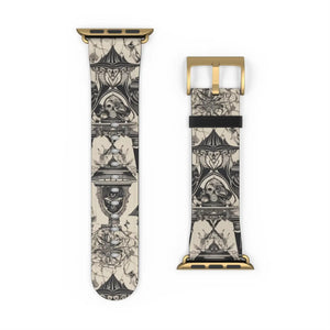 Funky Abstract Pattern Watch Band - Faux Leather - Dipaliz - Bands
