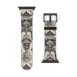 Funky Abstract Pattern Watch Band - Faux Leather - Dipaliz - Bands