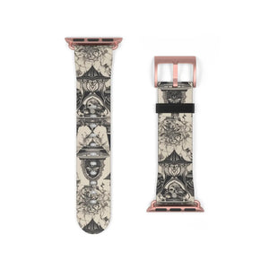 Funky Abstract Pattern Watch Band - Faux Leather - Dipaliz - Bands