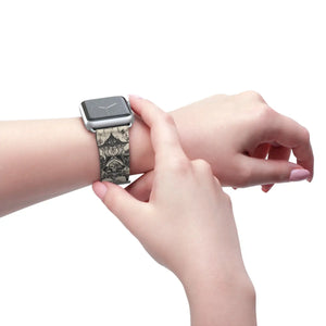 Funky Abstract Pattern Watch Band - Faux Leather - Dipaliz - Bands