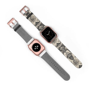 Funky Abstract Pattern Watch Band - Faux Leather - Dipaliz - Bands