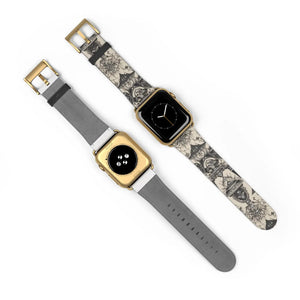 Funky Abstract Pattern Watch Band - Faux Leather - Dipaliz - Bands
