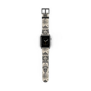 Funky Abstract Pattern Watch Band - Faux Leather - Dipaliz - Bands