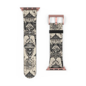 Funky Abstract Pattern Watch Band - Faux Leather - Dipaliz - Bands
