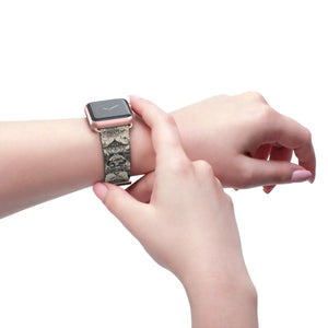 Funky Abstract Pattern Watch Band - Faux Leather - Dipaliz - Bands