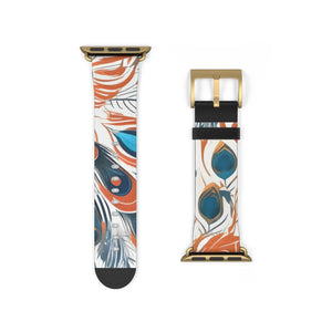 Abstract Pattern Watch Band - Faux Leather Style - Dipaliz - Bands