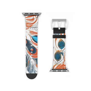 Abstract Pattern Watch Band - Faux Leather Style - Dipaliz - Bands