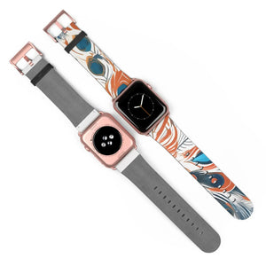 Abstract Pattern Watch Band - Faux Leather Style - Dipaliz - Bands
