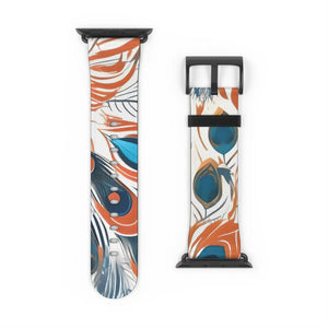 Abstract Pattern Watch Band - Faux Leather Style - Dipaliz - Bands