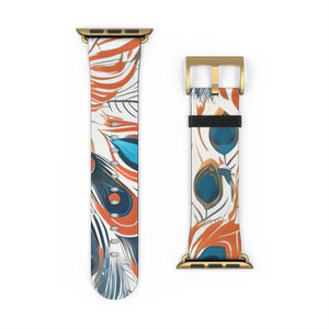 Abstract Pattern Watch Band - Faux Leather Style - Dipaliz - Bands