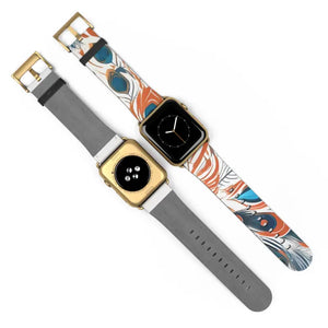Watch Band - Abstract Pattern Faux Leather Style - Dipaliz - Bands