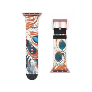 Watch Band - Abstract Pattern Faux Leather Style - Dipaliz - Bands