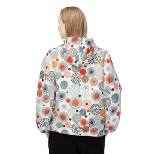 Outerwear - Abstract Pattern Windbreaker Jacket (aop)