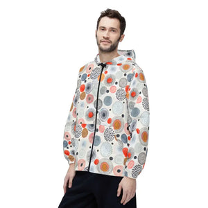 Outerwear - Abstract Pattern Windbreaker Jacket (aop)