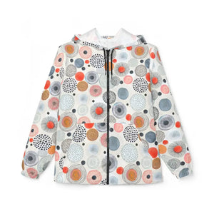 Outerwear - Abstract Pattern Windbreaker Jacket (aop)