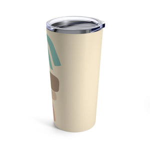 Insulated Abstract Pebbles Tumbler 20oz Steel - Dipaliz - Tumblers