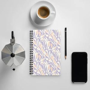 Abstract Purple Shapes Notebook - Motivating Design - Dipaliz - Journals