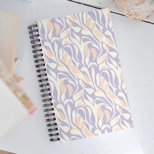 Abstract Purple Shapes Notebook - Motivating Design - Dipaliz - Journals