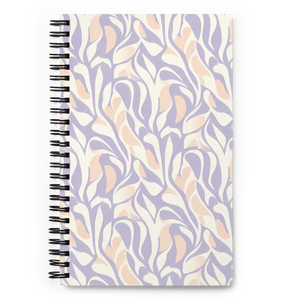 Abstract Purple Shapes Notebook - Motivating Design - Dipaliz - Journals