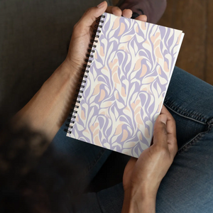 Bold Abstract Purple Shapes Notebook - Creative - Dipaliz - Journals