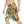 Striking Red Sports Shorts - Abstract Striped Design - Dipaliz