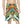 Striking Red Sports Shorts - Abstract Striped Design - Dipaliz