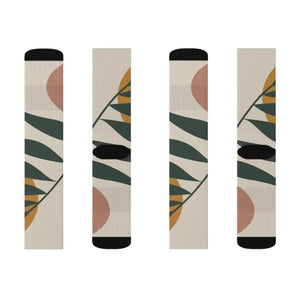 Abstract Pattern Sublimation Socks - Polyester Comfort - Dipaliz
