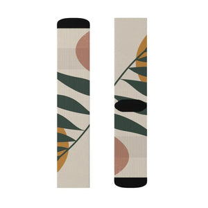 Abstract Pattern Sublimation Socks - Polyester Comfort - Dipaliz
