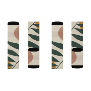 Abstract Pattern Sublimation Socks - Polyester Comfort - Dipaliz