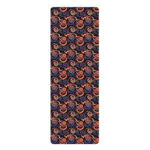 Abstract Swirl Yoga Mat – Rubber Non Slip - Dipaliz - & Pilates Mats