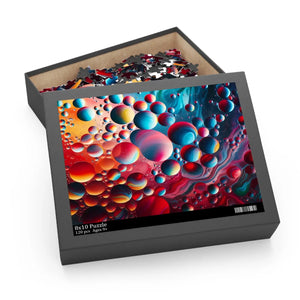 Vibrant Circles Puzzle - High-quality Chipboard - Dipaliz - Jigsaw Puzzles