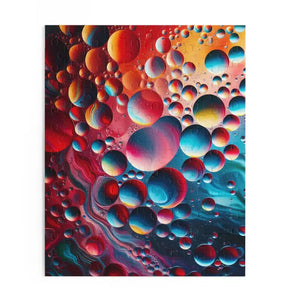 Abstract Vibrant Circles Puzzle - High-quality Chipboard - Dipaliz - Jigsaw Puzzles