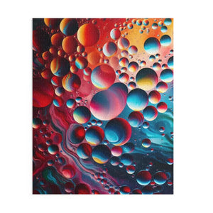 Abstract Vibrant Circles Puzzle - High-quality Chipboard - Dipaliz - Jigsaw Puzzles