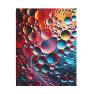 Abstract Vibrant Circles Puzzle - High-quality Chipboard - Dipaliz - Jigsaw Puzzles