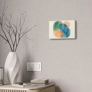 Abstract Watercolor Canvas – Modern Living Room Decor - Dipaliz - Prints