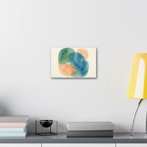 Abstract Watercolor Canvas – Modern Living Room Decor - Dipaliz - Prints