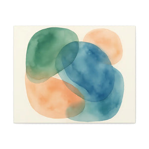 Abstract Watercolor Canvas – Modern Living Room Decor - Dipaliz - Prints