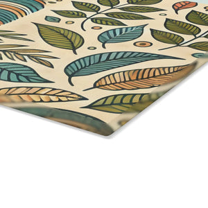 Wavy Leaves Glass Cutting Board – Abstract Patterns - Dipaliz - Boards