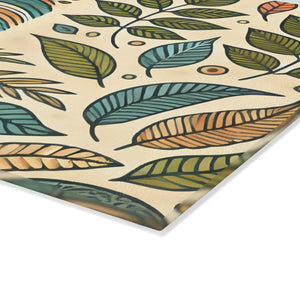 Wavy Leaves Glass Cutting Board – Abstract Patterns - Dipaliz - Boards